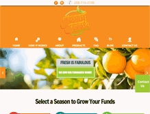 Tablet Screenshot of farmfreshfunds.com